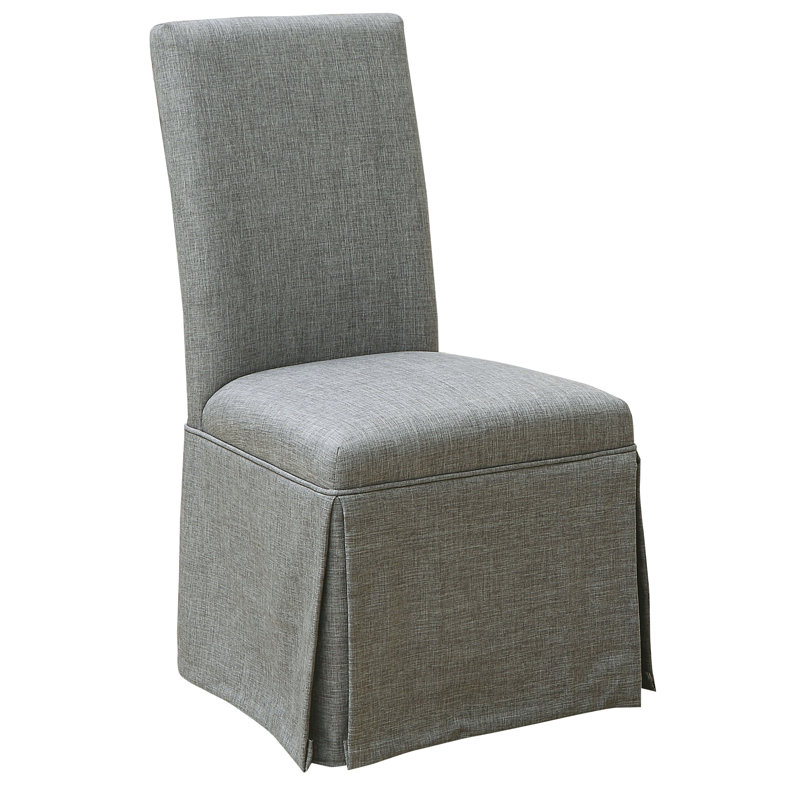 Chaise rembourrée Darlene, Gris