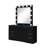 Elisa Black Vanity Set With Stool-894309527