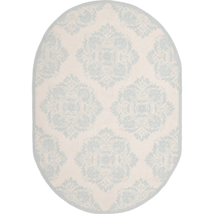 Wool Rug, Oval 7'6" x 9'6"