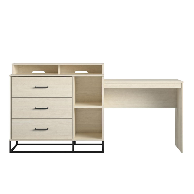 Commode et commode média 3-en-1 Kelly