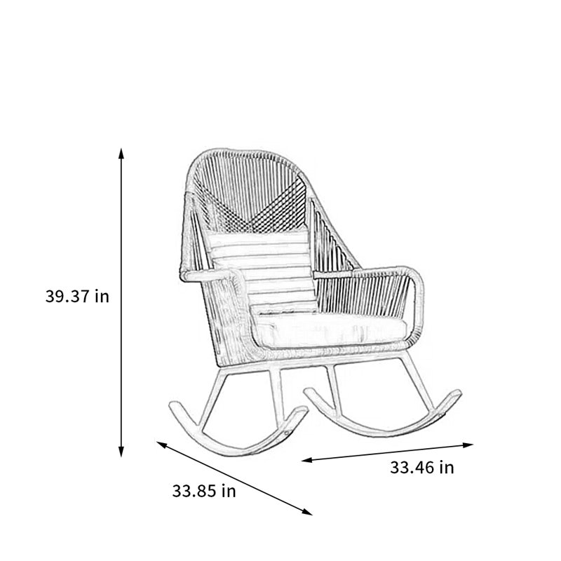 Chaise berçante Lazy Casual