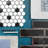HoneyComb Remi 1" x 1" Porcelain Mosaic Wall & Floor Tile-63332678