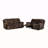 Bruni Brown Console Reclining Loveseat