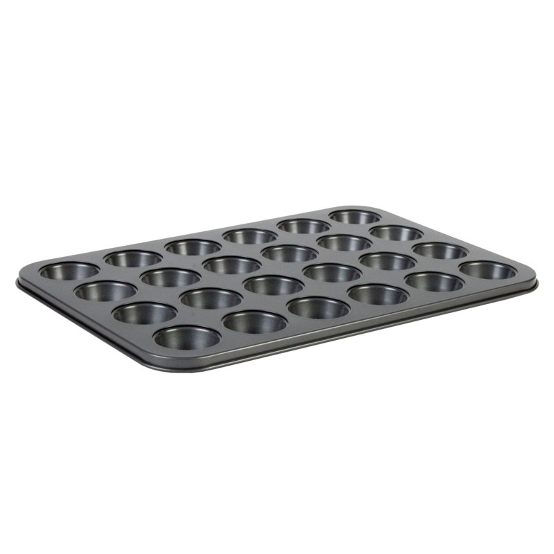 Mini-poêle à muffins anticollante anti-adhérent thunder group inc. 24 cup