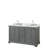 Deborah 60'' Double Bathroom Vanity with Marble Top-40064732-61124751