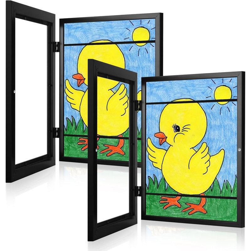 2-pack Black Kids Art Frames 8.5x11