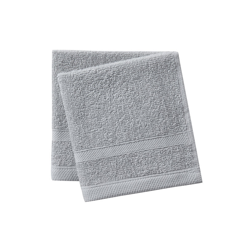 Cotton Washcloth, Gray