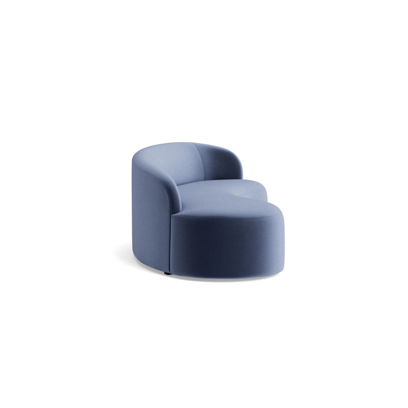 Sofia Right Arm Sofa, Performance Velvet - Indigo