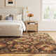 Arden Handmade Wool Dark Brown/Garnet Rug