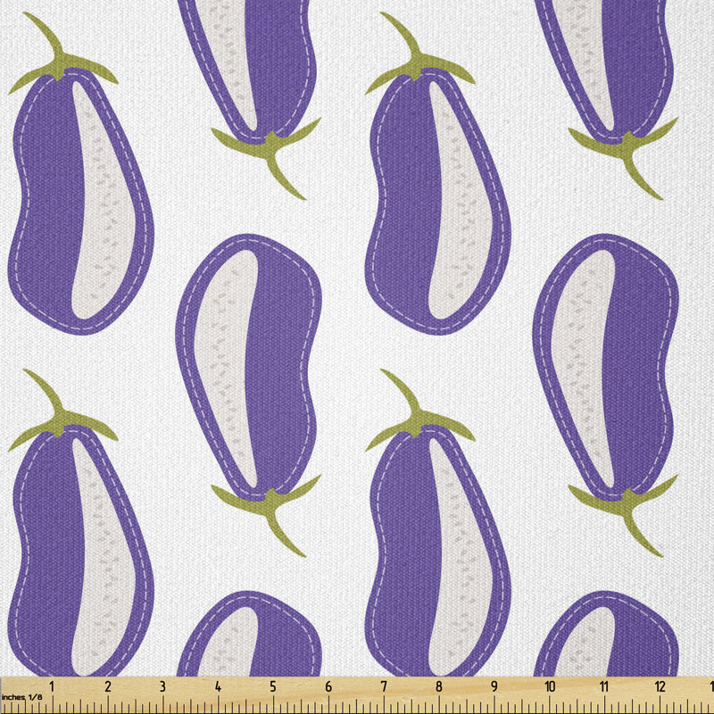Dederick Harvest Eggplants Multi-Purpose Fabric