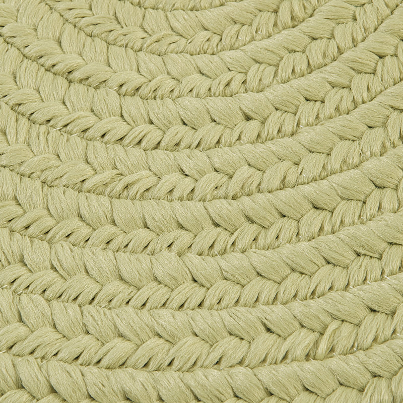 Tapis beige tressé Shepler, Oval 8 pi x 10 pi
