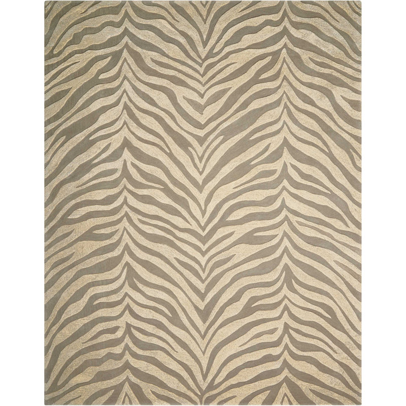 Toxey Animal Print Indoor Rug, Rectangle 9'3" x 13'