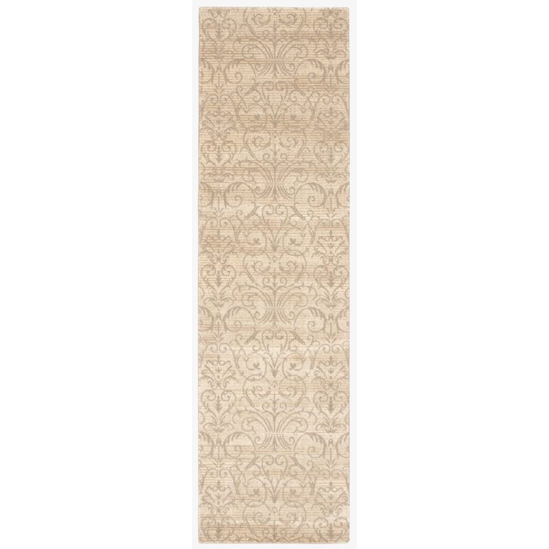 Hyeon Viscose Abstract Indoor Rug, Runner 2'3" x 8'