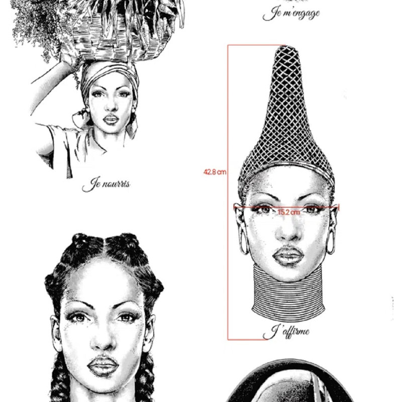 Haiti Women Africa RESISTE Wallpaper, Snow-ebony