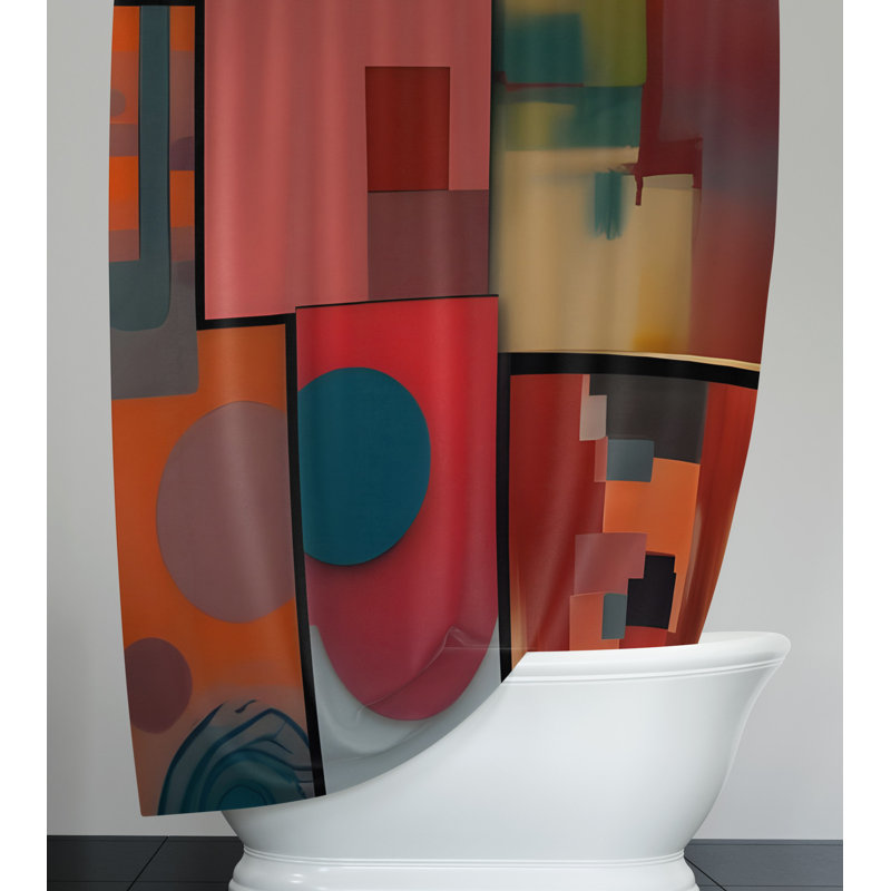 Rideau de douche Cristalle, H 72 po x l 70 po