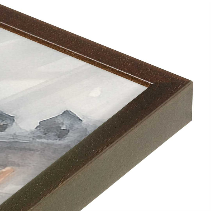 «Silent Night Square», ensemble de 2 reproductions d'art, Brun Belvinder, H 12,5 po x l 31 po