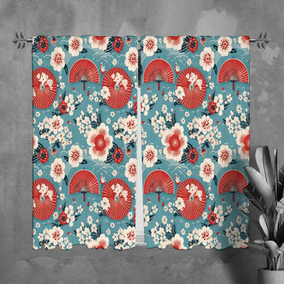Tenor Polyester Room Darkening Curtain Pair