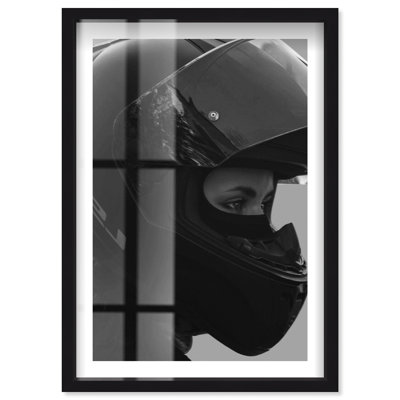 Eyes on the finish line II Shadowbox Print Sports Framed Prints by Notoriart, Black Frame, 11 x 16