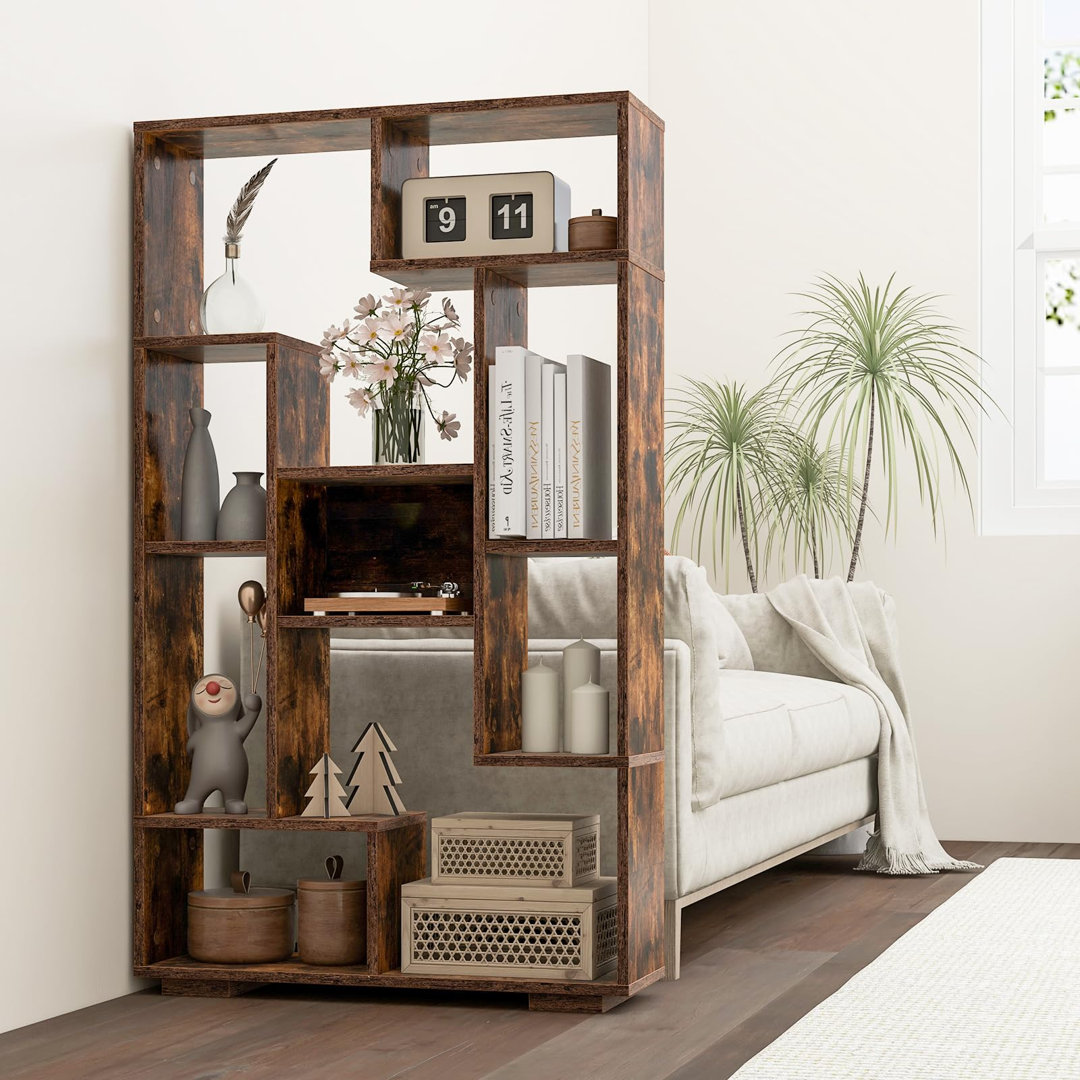120cm H x 70cm W Geometric Bookcase