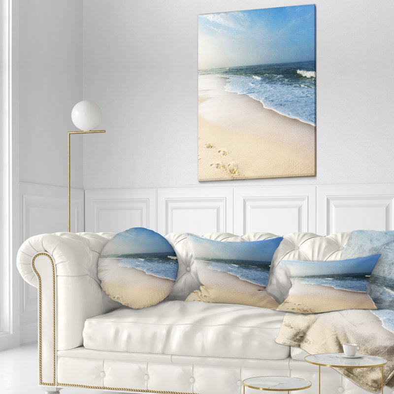 Coussin lombaire de mer tropicale avec coussin footpaths