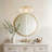 Albern 3-Light Brushed Gold Glass Vanity Wall Sconce for Bathroom