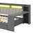 Full Size Daybed With Storage Shelves,Trundle,Charging Station,LED Light,Desk And Upholstered Headboard And Backrest-483195683