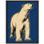 Minimal Polar Bear Framed Wall Art Prints - Nordic Animal Decor for Nursery Kids Room-125212056-125212057