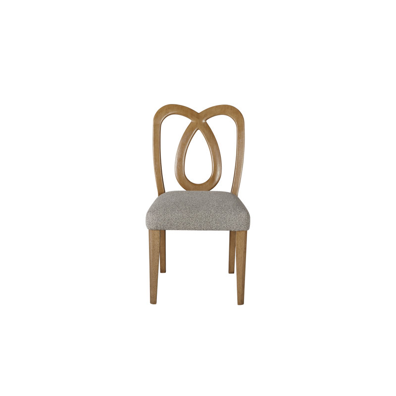 Chaise à dossier sculpté (ensemble de 2)