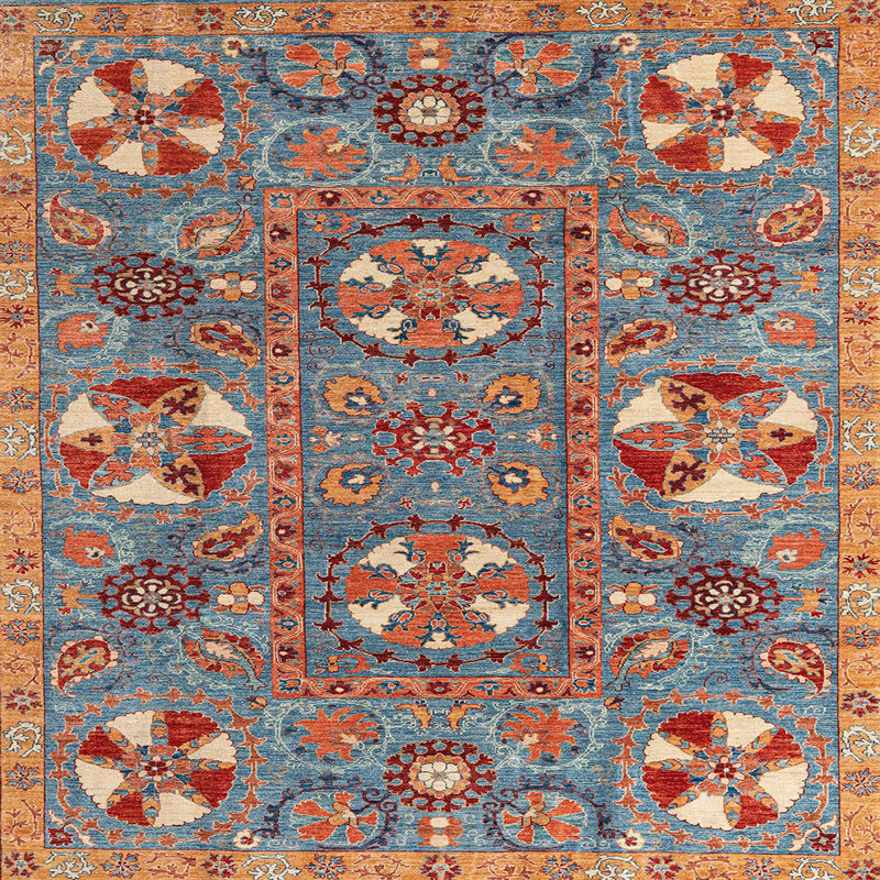 Tapis abstrait 4151, Carré 6 pi