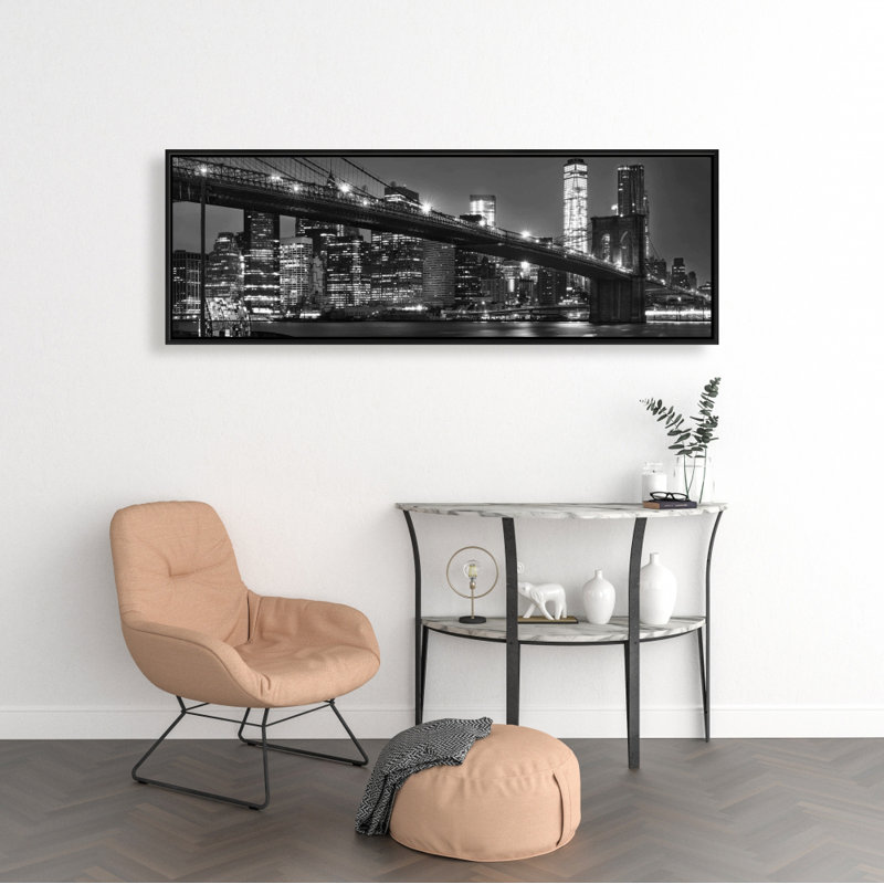 «City Under The Night» sur toile, H 16 po x l 48 po