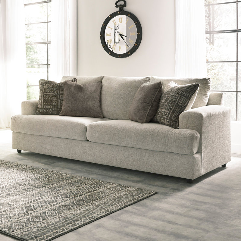 North Andover Upholstered Sofa, Stone, 39" H x 96" W x 40" D