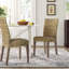 chaise d’appoint en acajou gris  Willow