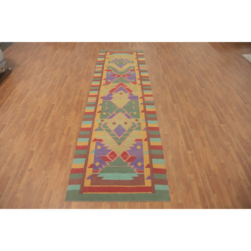 Tapis de couloir tribal Kilim