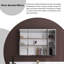 Armoire à pharmacie 36 "x H 26" sans cadre avec 6 tablettes