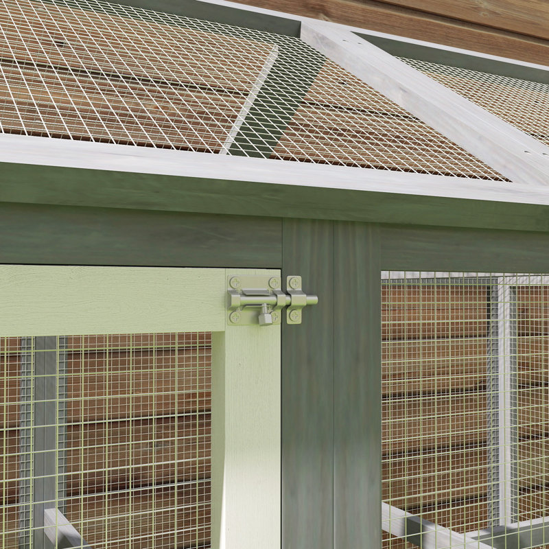 Chicken Coop with Roosting Bar For Up To 3 Chickens
