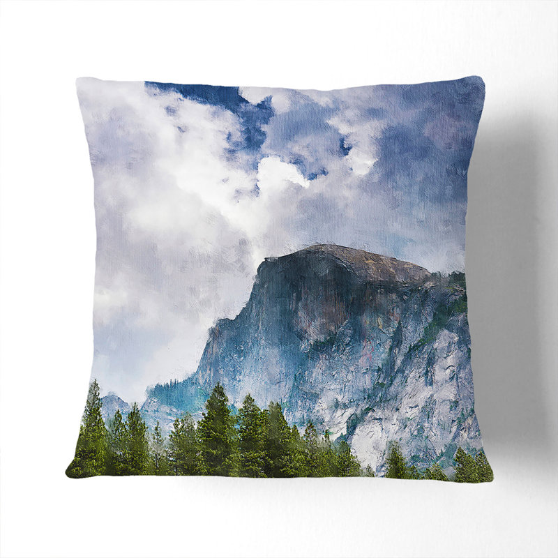 Square Cushion, 40cm H x 40cm W x 15cm D, Stone