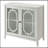 White Console Table with 2 Doors
