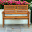 NAPOLI 2 Seater Bench 120x60x96cm