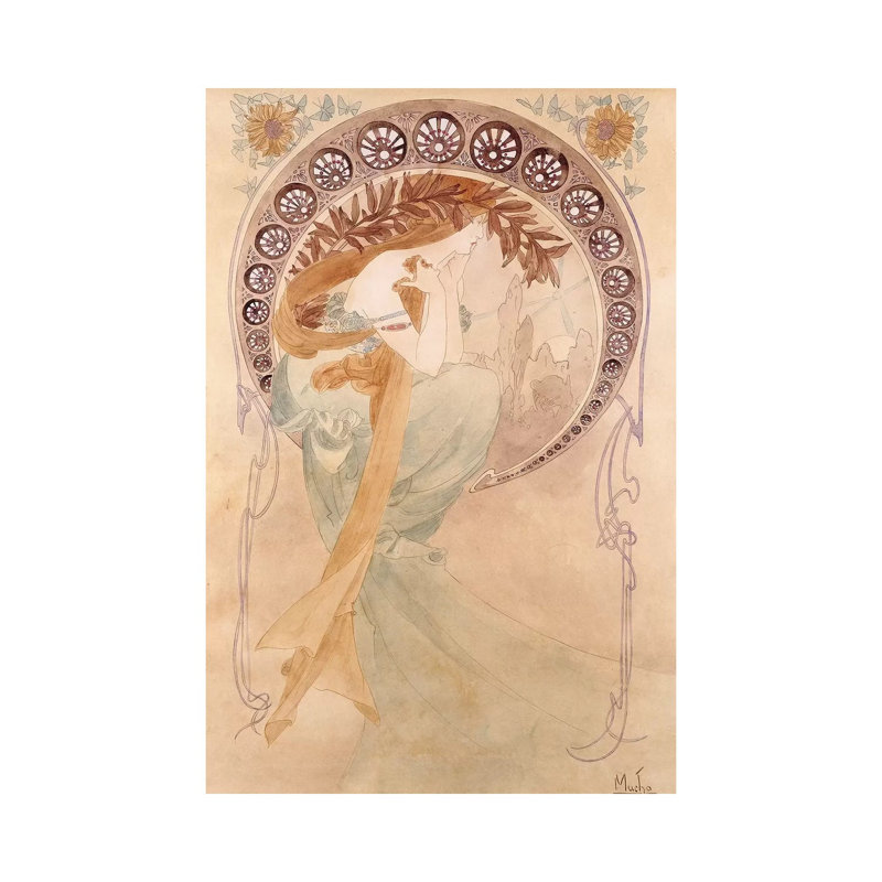 1 Piece Wrapped Canvas Painting, 20.32 cm H x 30.48 cm W
