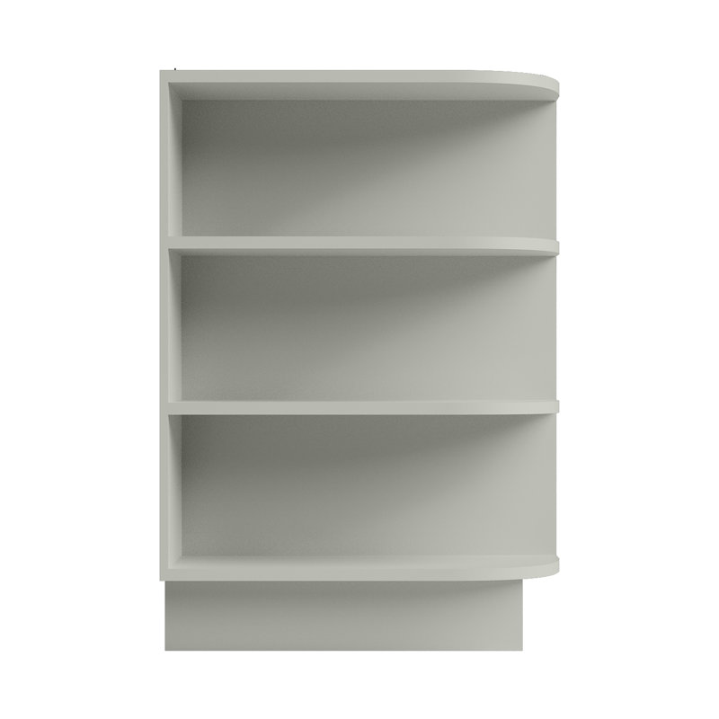 Base Ending Shelf, Laguna Gray Double Shaker