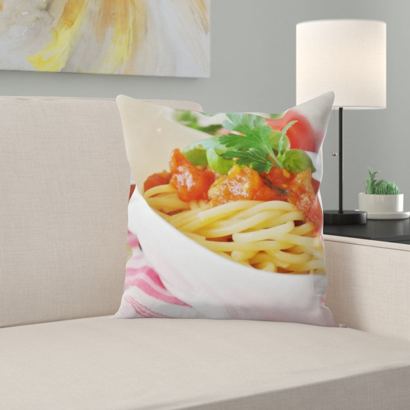 Coussin spaghetti