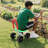 Foldable Adjustable Height Garden Rolling Stool-115761290