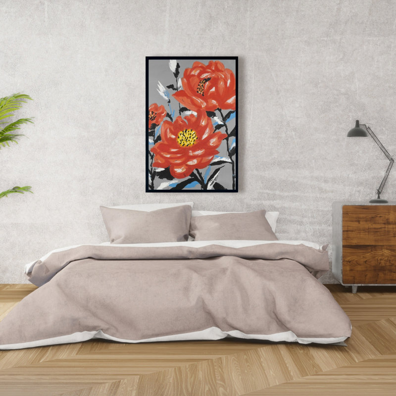 " Three Pink Flowers "