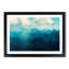 Boat out to Sea in Abstract - Picture Frame Painting Print-55679549-55679548