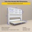 Lit escamotable horizontal avec rangement Mordern