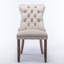 Chaise d'appoint en velours touffeté de 25,5 po de large Gaje-88580870-88580869