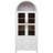 Elegant Arched Top Cabinet With 2 Doors, Drawers, And Soft-close Hinges For A Comfortable Practical Storage Space 71"h Kitchen Adjustable Shelves, Metal Round Pull Rings Easy Efficient Item Management