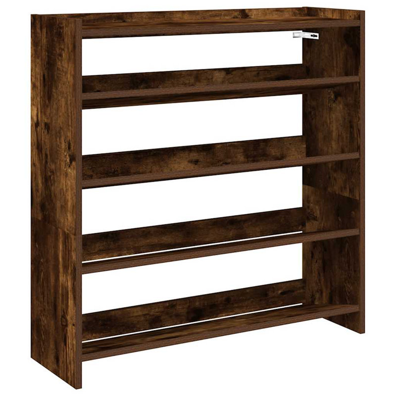 Shoe Rack, 81cm H x 80cm W x 25cm D, Sonoma Oak