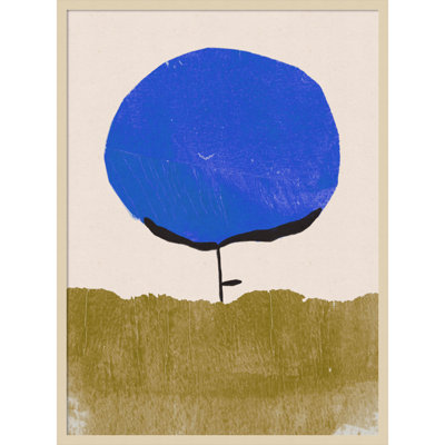 Blue Flower Print by Alisa Galitsyna
