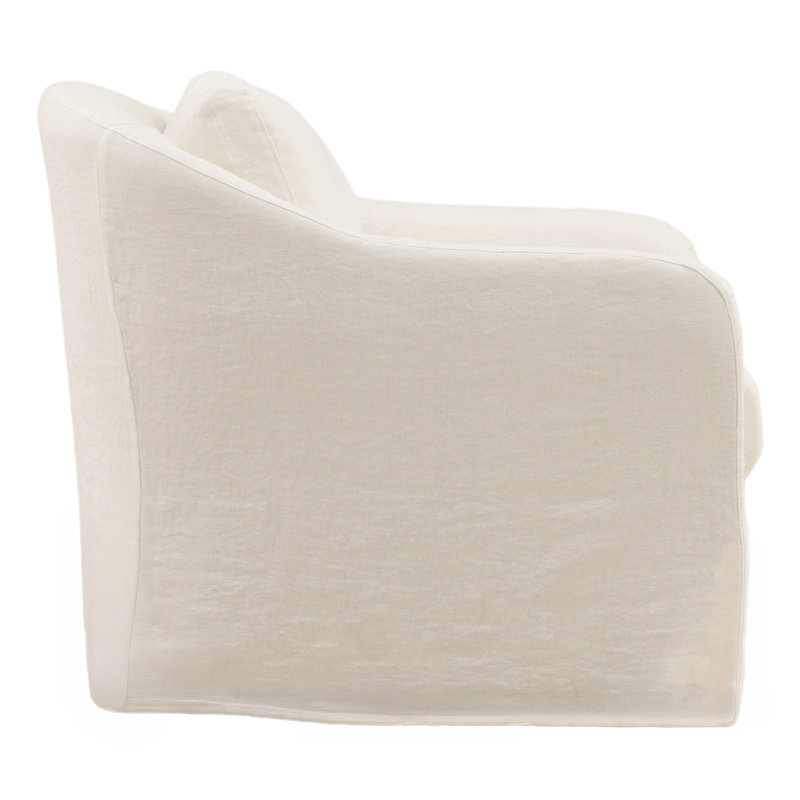 Ama Swivel Chair Off White
